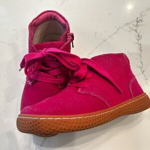 Livie & Luca Kids Pink Suede Boots